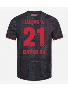 Billige Bayer Leverkusen Lucas Vazquez #21 Hjemmedrakt 2025-26 Kortermet